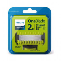 PHILIPS QP620/50 Pack 2 uds Recambio para One Blade + 1 Body Kit