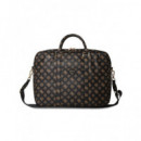 GUESS Funda Maletin para Portatil 13"-16" Peony Zipper  Negra