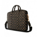 GUESS Funda Maletin para Portatil 13"-16" Peony Zipper  Negra