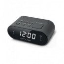 MUSE Radio Reloj Digital Pll M10CR Negro con Alarma Dual