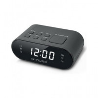 MUSE Radio Reloj Digital Pll M10CR Negro con Alarma Dual