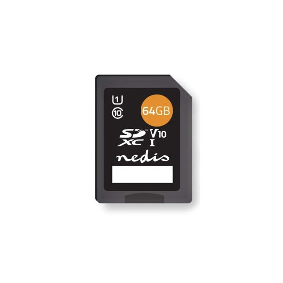 NEDIS Tarjeta Memoria Sd 64GB MSDC64100BK