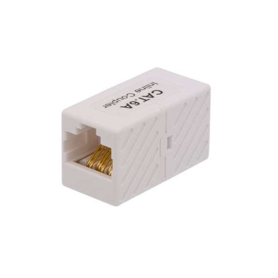 EUROCONNEX Adaptador Empate RJ45 H/h CAT6A Blanco 4432