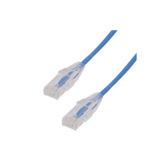 EUROCONNEX Cable Red RJ45 CAT6A 5MTRS 0086AZ-5 Azul 10 Gpbs 500 Mhz Lzsh % 100% Cobre