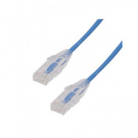 EUROCONNEX Cable Red RJ45 CAT6A 3MTR 0086AZ-3 Azul 10GBPS 500MHZ Lzsh & 100% Cobre