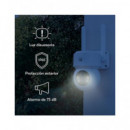 GARZA Smart Camara Ip Wifi 360º Exterior Nimbo 1296P Sfhd Sensor Movimiento,vision Nocturna,bluetoot