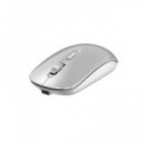 DEVIA Raton Inalambrico/bluetooth Silencioso Plata