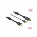 DELOCK Cable Hdmi/m a Displayport/m 4K 30 Hz con Alimentacion USB 10MTRS  85968