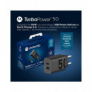 MOTOROLA Cargador Red Tipo C+ USB A+ Cable Tipo C M/m 1MTR Turbo Power 50W Duo