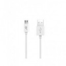 HOME Cable Datos Micro USB a USB 1MTR Blanco YCB-01-CW