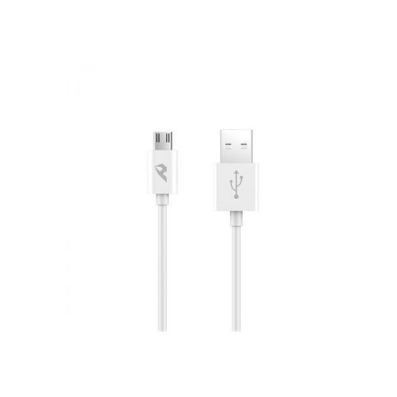 HOME Cable Datos Micro USB a USB 1MTR Blanco YCB-01-CW