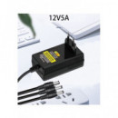 ANDOWL Alimentador Ac/dc 3 en 1 12V 5A QY-9011