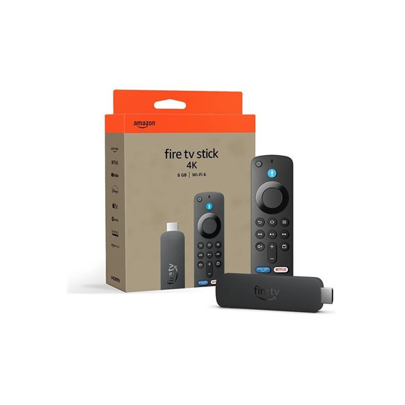 AMAZON Adaptador HDMI Fire TV Stick 4K 8GB  WIFI-6 con Mando