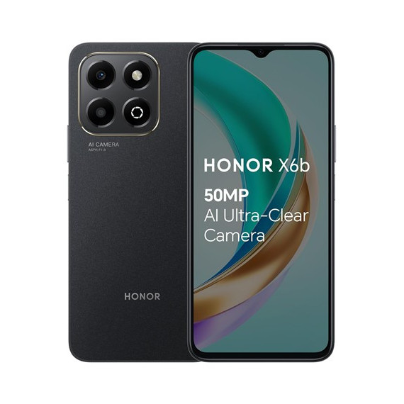 HONOR Telefono Movil X6B 128GB/4GB Negro