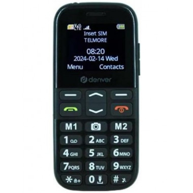 DENVER Telefono Basico con Teclas Grandes 4G Senior BAS-18600L Negro