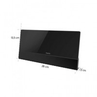 HAMA Antena TV Interior DVB-T2 221084 Negro