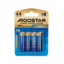 AIGOSTAR Pack 4 Pilas AA Alcalinas