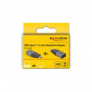 DELOCK Adaptador Tipo-c a Mini Displayport/h 4K 60HZ Compacto 64121 Miniatrura Hdr Comp Hdcp 1.4-2.2
