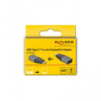 DELOCK Adaptador Tipo-c a Mini Displayport/h 4K 60HZ Compacto 64121 Miniatrura Hdr Comp Hdcp 1.4-2.2