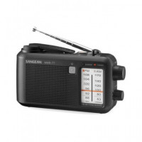 SANGEAN Radio Portatil  Am/fm de Emergencia Dinamo MMR-77