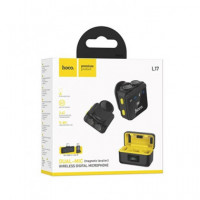 HOCO Microfono Doble Lavalier L17 Inalambrico con USB Tipo-c y Lightning