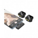 HOCO Microfono Doble Lavalier L17 Inalambrico con USB Tipo-c y Lightning