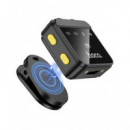 HOCO Microfono Doble Lavalier L17 Inalambrico con USB Tipo-c y Lightning