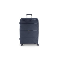 GABOL Maleta Viaje Grande con 4 Ruedas Polipropileno Kiba Azul Marino 76X49X32 Cm