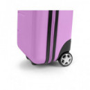 GABOL Mini Maleta Cabina 2 Ruedas Future Plus Rosa para Colocar Debajo del Asiento