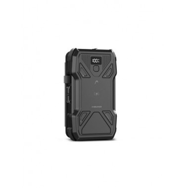 Head Bateria Solar 10000MAH 22.5W con Carga Inalambrica y Paneles Solares Plegables Negro Linterna  LALO