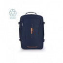 GABOL Mochila para Aquipaje Avion Abordo S Azul Week Eco 25.5L
