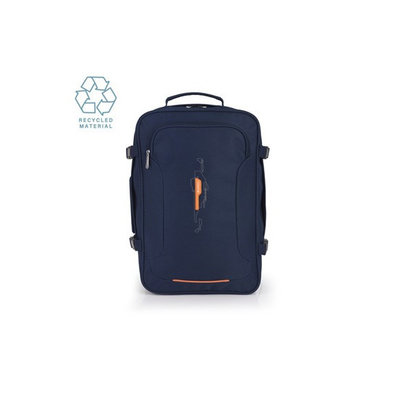GABOL Mochila para Aquipaje Avion Abordo S Azul Week Eco 25.5L