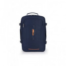 GABOL Mochila para Aquipaje Avion Abordo S Azul Week Eco 25.5L