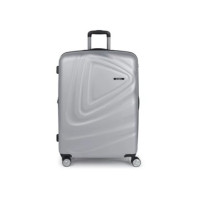 GABOL Maleta Viaje Grande con 4 Ruedas Aries Plata 76X49X32 Cm