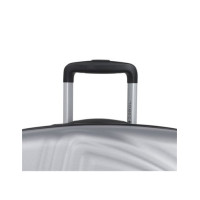 GABOL Maleta Viaje Grande con 4 Ruedas Aries Plata 76X49X32 Cm