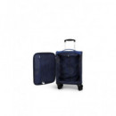 GABOL Trolley de Mano Pequeña Tela con 4 Ruedas Cloud Azul