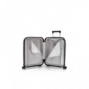 GABOL Trolley Maleta de Mano Pequeño con 4 Ruedas Polipropileno Kiba Negro 54X39X20 Cm