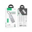 HOCO Adaptador 8 en 1 HB52 Tipo C/m a HDMI/2XUSB 3.0/PD/RJ45/MICRO Sd