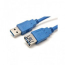 EUROCONNEX Cable USB a 3.0 M-h 3MTRS Azul 4169-3