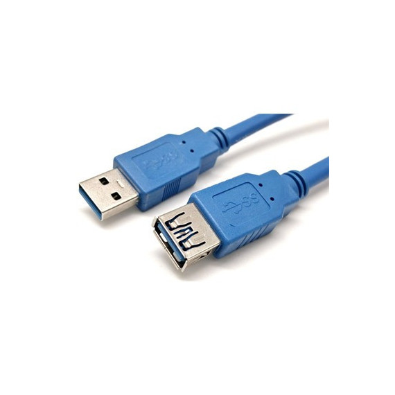 EUROCONNEX Cable USB a 3.0 M-h 3MTRS Azul 4169-3