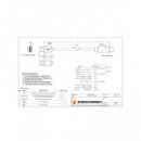 EUROCONNEX Cable Datos Tipo C/m a USB A/m 3.0 3MTRS 0693-3
