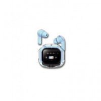 SAMI Auricular BLUETOOTH con Base Cargadora y Pantalla Air Touch Azul RS-12436 - Guanxe Atlantic Marketplace