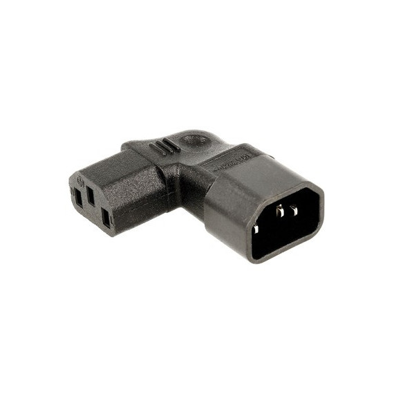 NIMO Adaptador Corriente Alimentacion Schuko Acodado MEL271
