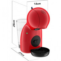 KRUPS Maquina Nescafe Dolce Gusto Piccolo Xs Rojo KP1A35AS