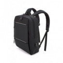Pierre Delone Mochila con Doble Cremallera G-504-NE Negro  LALO