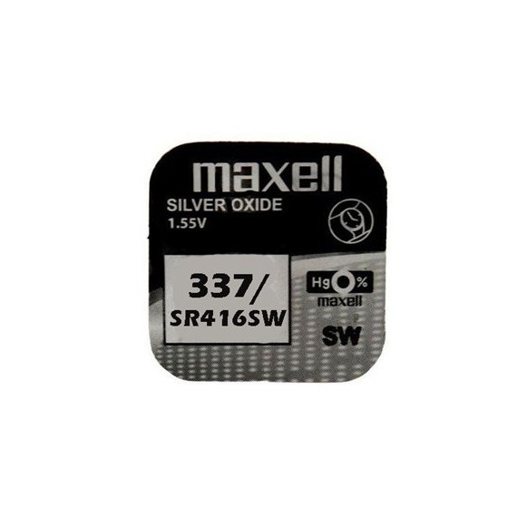 MAXELL Pila Boton 337 SR416SW 1.55V
