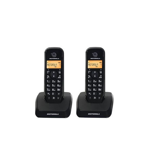 MOTOROLA Telefono Inalambrico Duo S1202 Negro Manos Libre/id LLAMADAS/50 Agenda