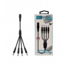 M2TEC Cable Alimentacion 8 en 1 con 8 MACHS/1 Hembra M2-DC7