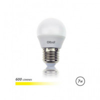 ELBAT Bombilla Led G45 E27 7W,600 Lumenes ,luz Calida EB0489