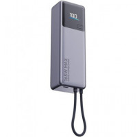 XIAOMI Bateria Portatil Externa 10000MAH 165W Gris Cable Tipo C Integrado BHR9361GL